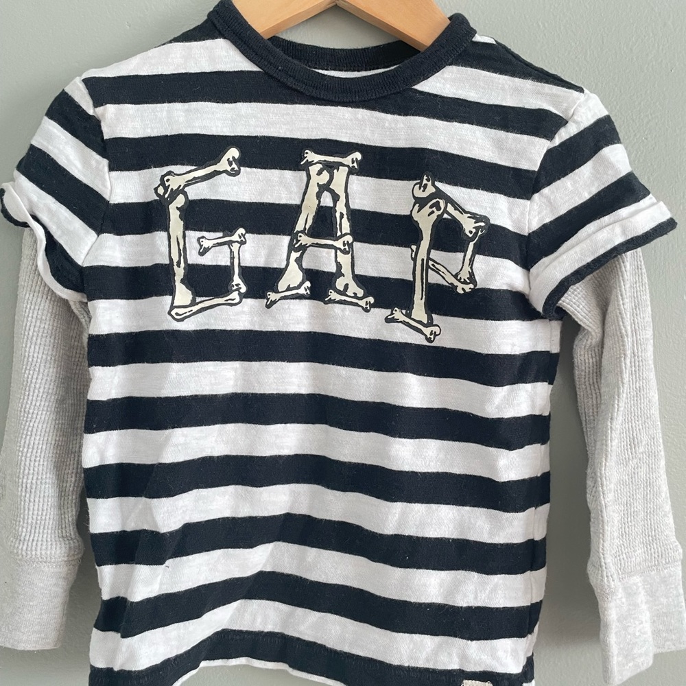 Baby Gap Bones Halloween Top